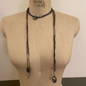 Beaded Wrap Necklace